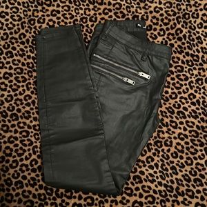 Zara faux leather pants